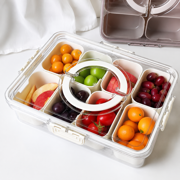 OrganiBox  | Organizador Hermético Premium 8 Divisórias
