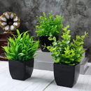 Planta Artificial em Vaso Preto