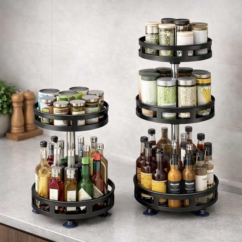 Organizador Giratório de Temperos 360°