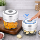 Mini Triturador de Alho Elétrico Portátil USB