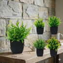 Planta Artificial em Vaso Preto