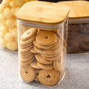 Jogo 3 Potes Herméticos Quadrados Premium