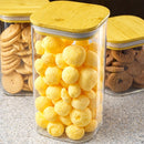 Jogo 3 Potes Herméticos Quadrados Premium