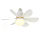Ventilador de Teto LED 30W E27 com Controle Remoto para Regulagem de Luz, Ideal