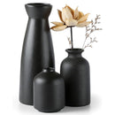 Conjunto de Vasos Decorativos de Cerâmica